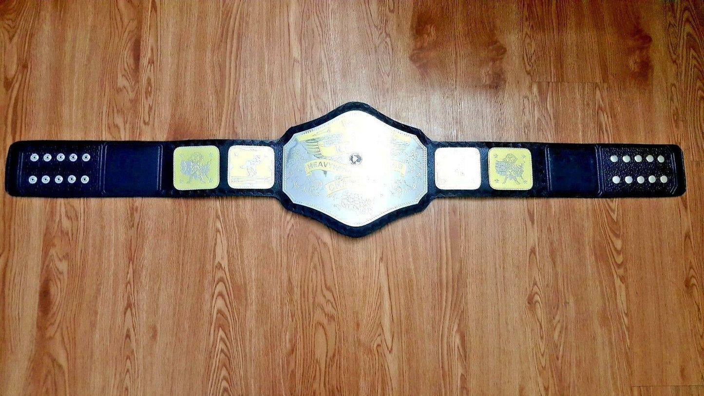 NWA NATIONAL HEAVYWEIGHT Brass Championship Belt