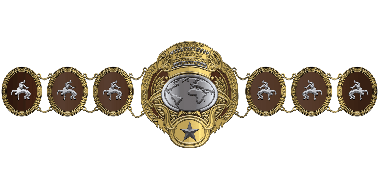 ZBCB-18 Custom Design Championship Belt