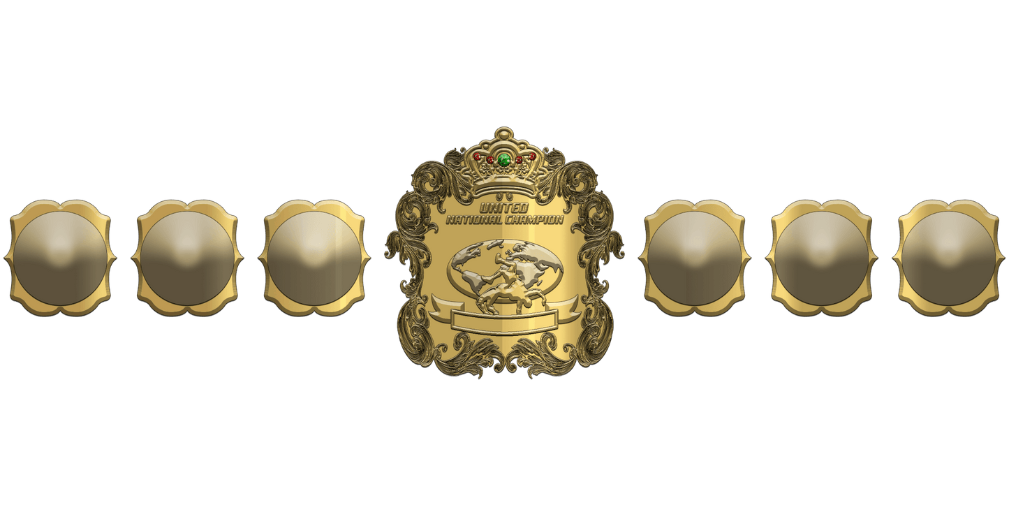 ZBCB-19 Custom Design Championship Belt
