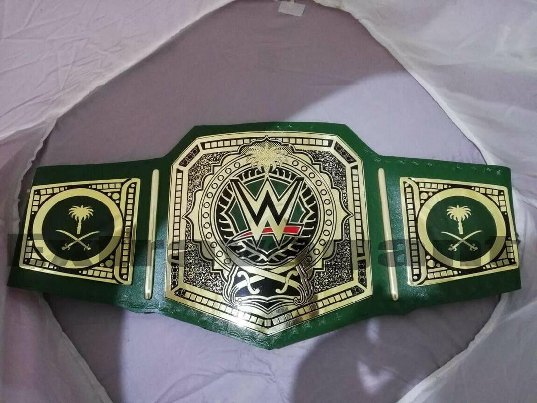 WWE Royal Rumble Brass Championship Title Belt
