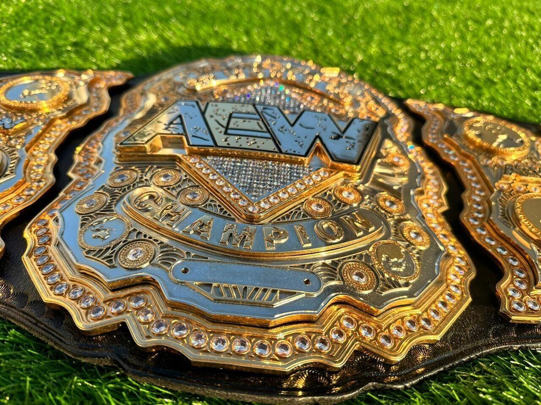 AEW World Championship Belt | New Chapter Triple Plate | Ring Side Belts