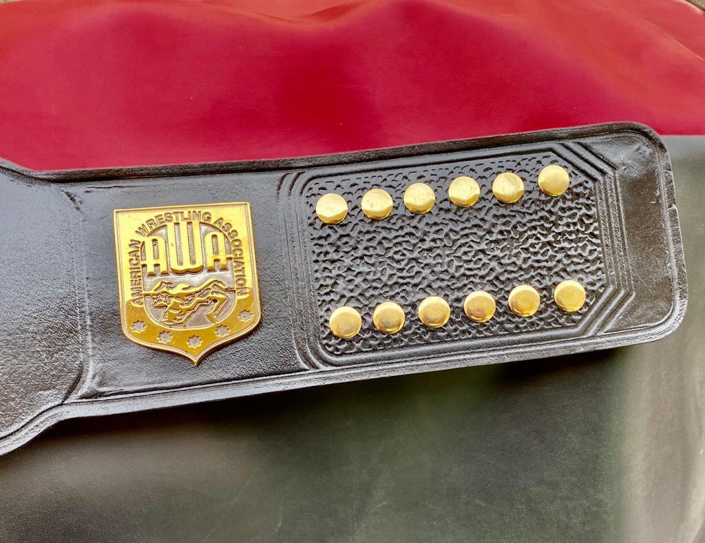 AWA World Heavyweight Championship Belt | Eagle Crest Silver | Ring Side Belts