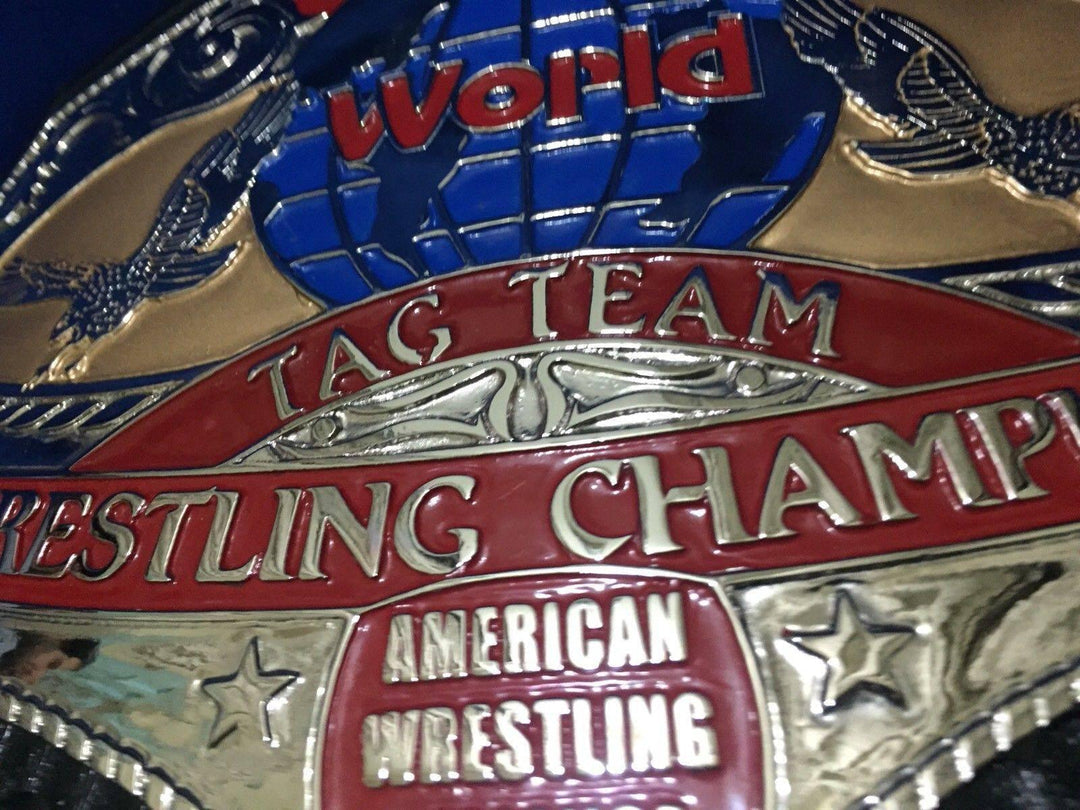 AWA World Tag Team Wrestling Championship Belt – Classic American Wrestling Alliance