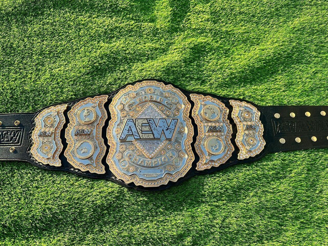 AEW World Championship Belt | New Chapter Triple Plate | Ring Side Belts