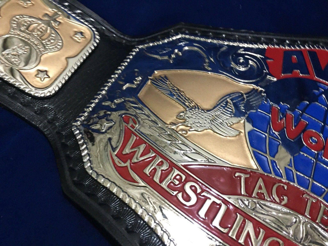AWA World Tag Team Wrestling Championship Belt – Classic American Wrestling Alliance
