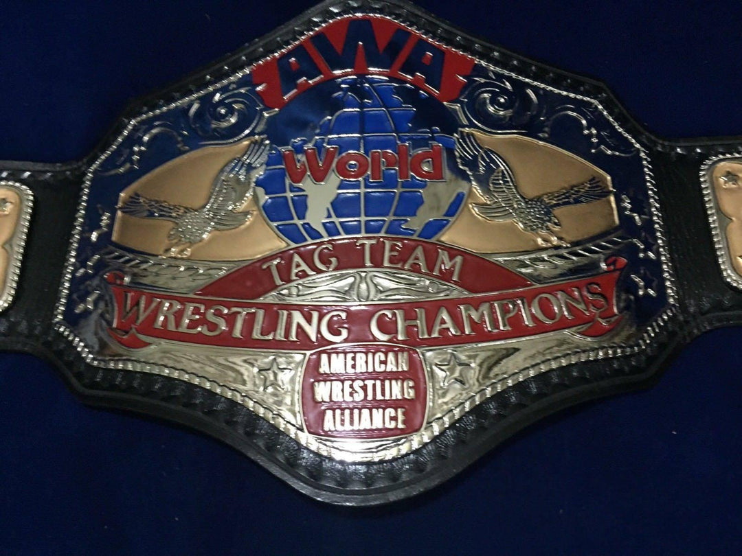 AWA World Tag Team Wrestling Championship Belt – Classic American Wrestling Alliance