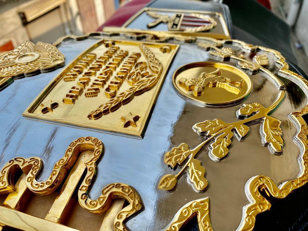 AWA World Heavyweight Championship Belt | Eagle Crest Silver | Ring Side Belts