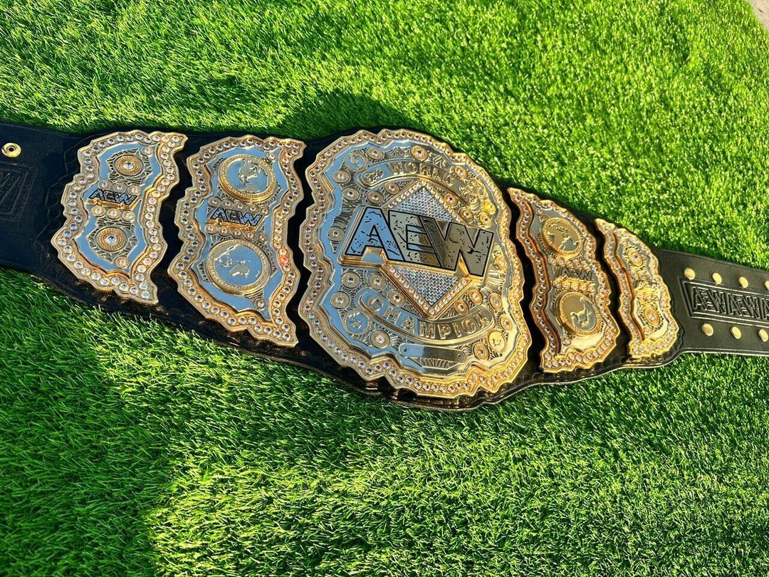 AEW World Championship Belt | New Chapter Triple Plate | Ring Side Belts