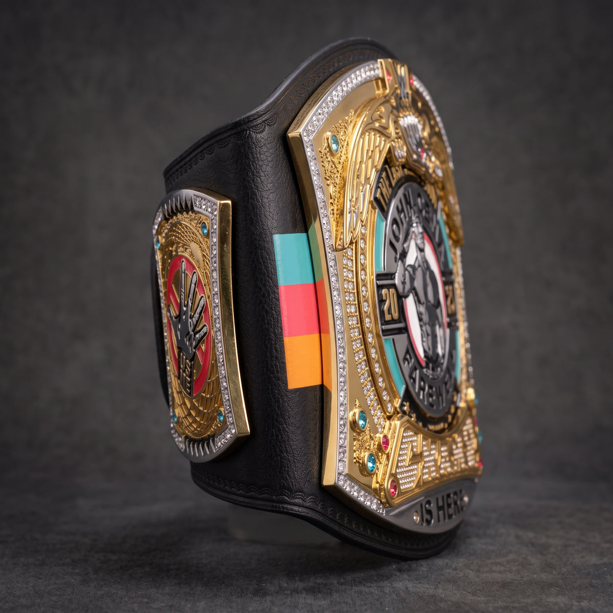 Gold & Silver Farewell Champion Belt | Eagle Crest Commemorative Design