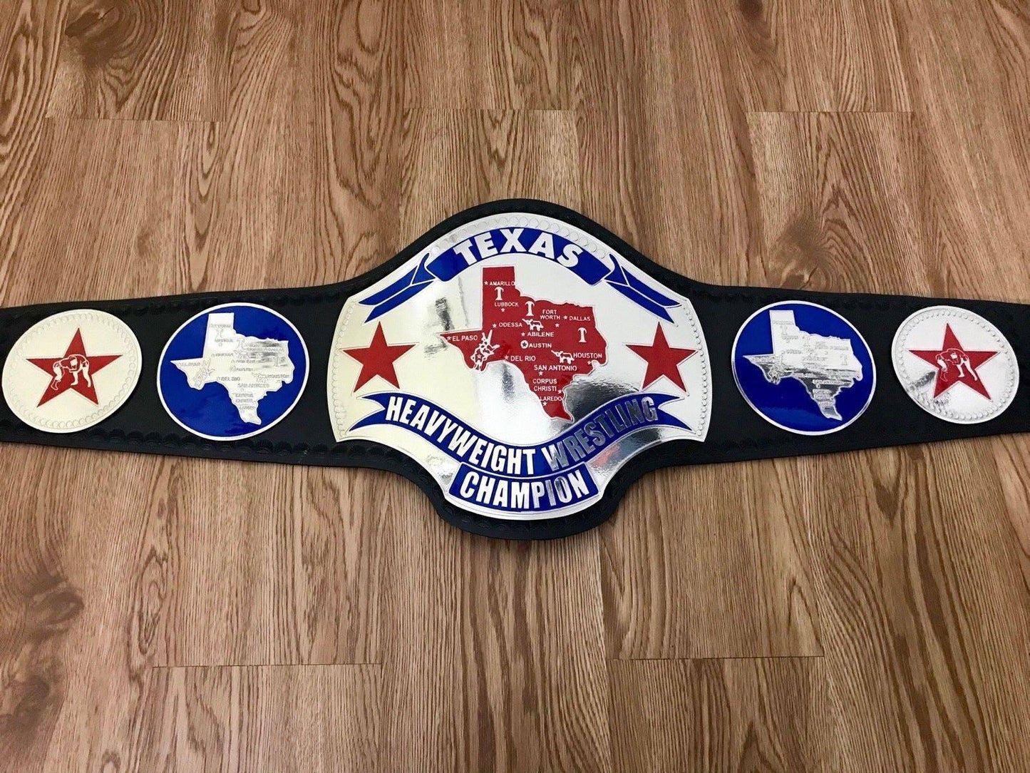 TEXAS HEAVYWEIGHT Brass Championship Belt