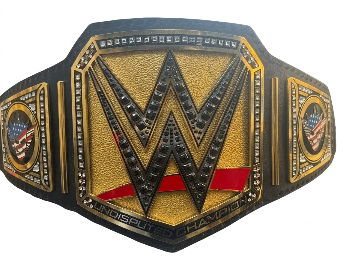 WWE championship belt on a white background
