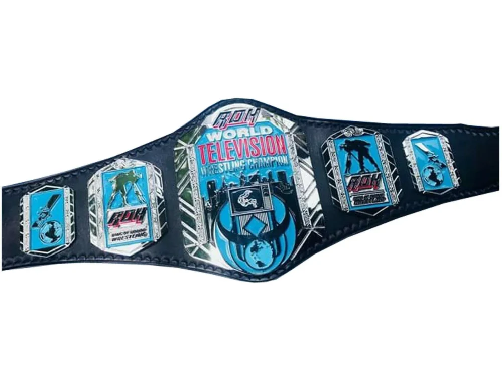 ROH World Television Wrestling Championship Replica Title Belt - Image 3