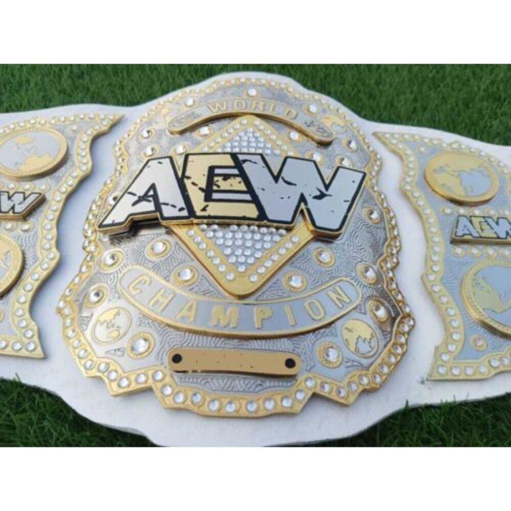 AEW World Wrestling Championship Replica Title Belt - Image 2