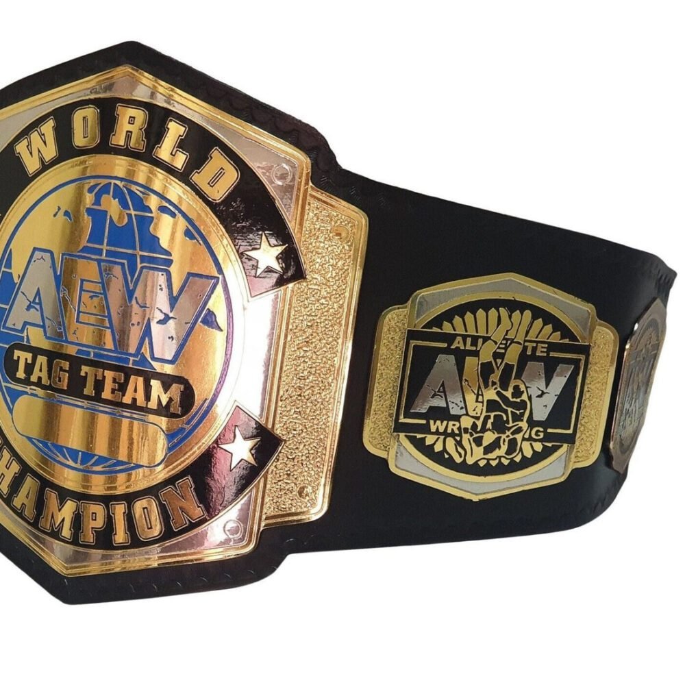 AEW World Tag Team Championship Replica Title Belt - Image 2