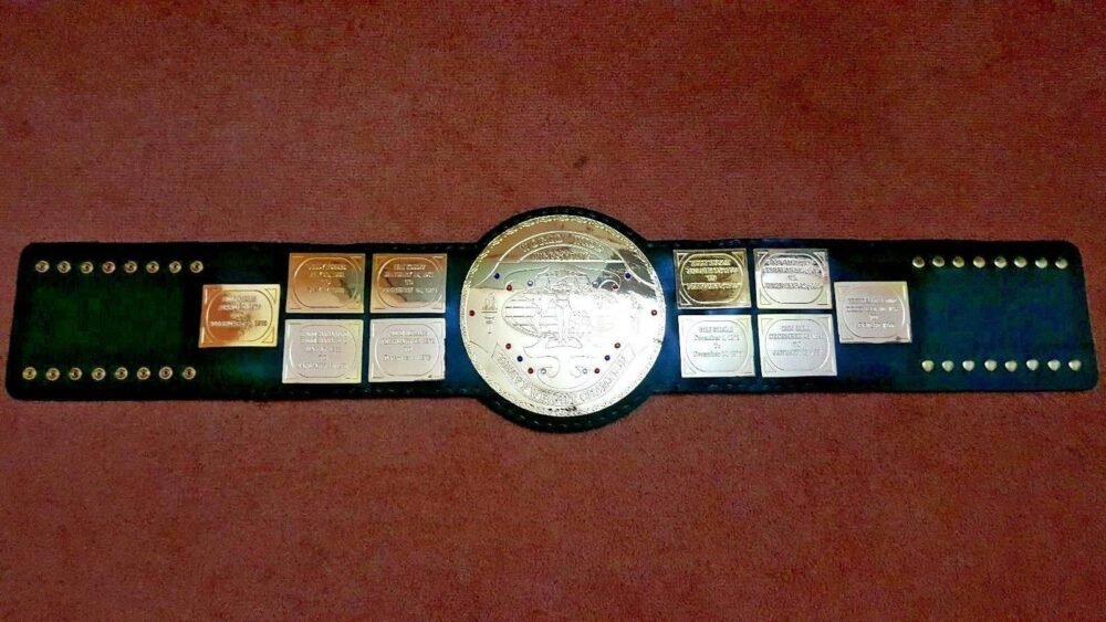 WWF BIG GREEN Brass Championship Title Belt - Image 5