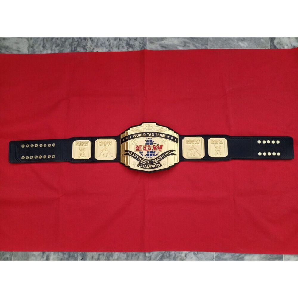 ECW World Tag Team Championship Replica Title Belt - Image 6