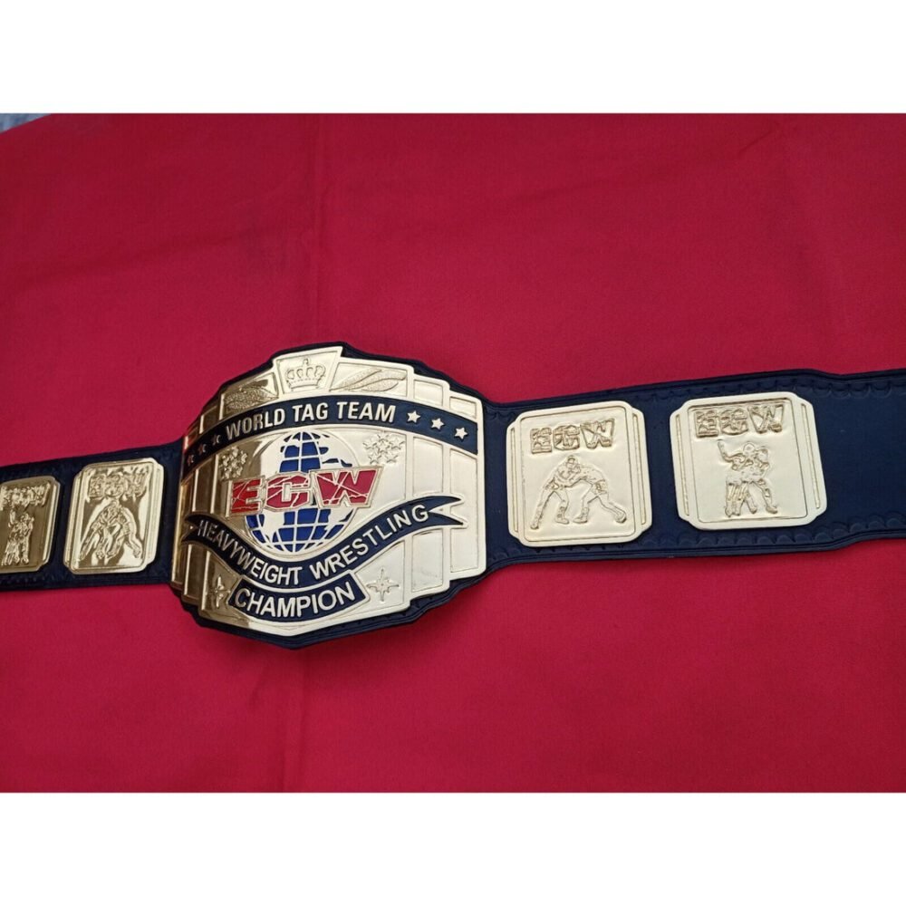 ECW World Tag Team Championship Replica Title Belt - Image 5