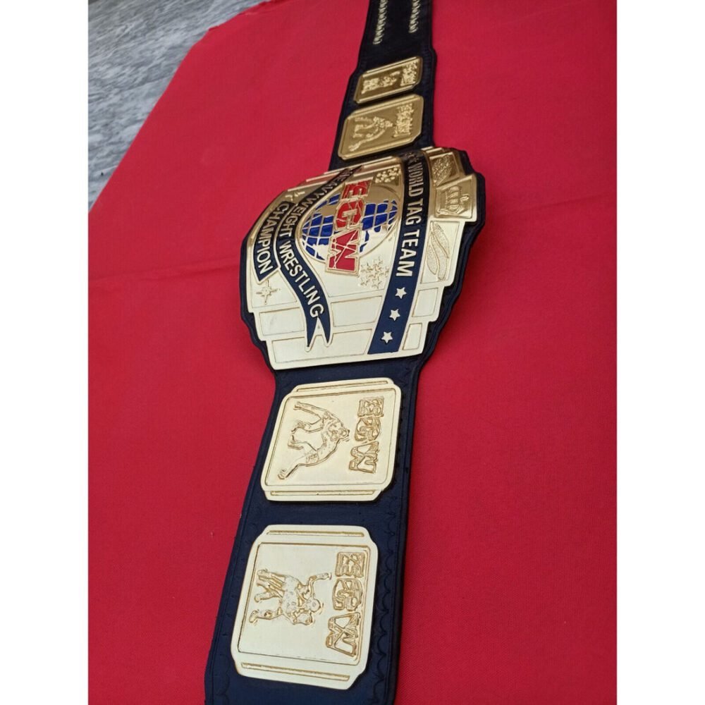 ECW World Tag Team Championship Replica Title Belt - Image 2