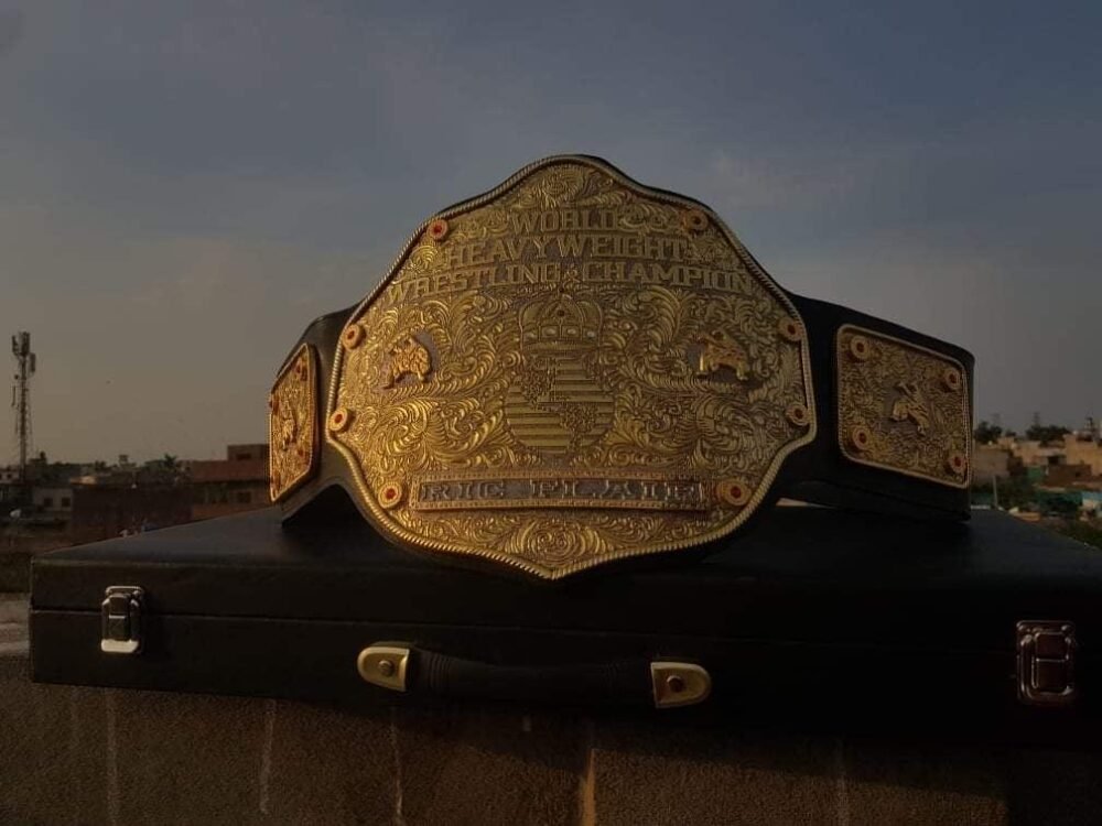 WCW Big Gold Crumwrine Championship Belt