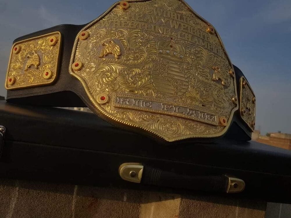 WCW Big Gold Crumwrine Championship Belt - Image 3