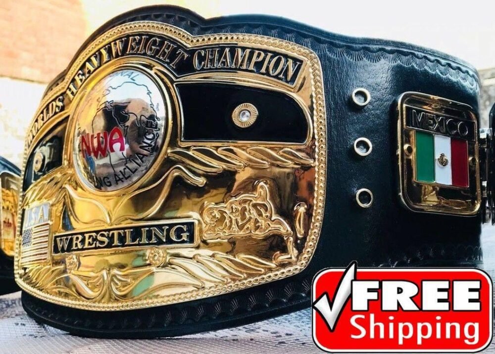 NWA DOMED GLOBE HEAVYWEIGHT Championship Belt