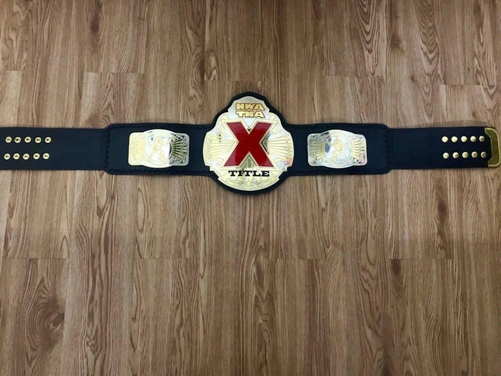 NWA TNA X Brass Championship Belt - Image 2