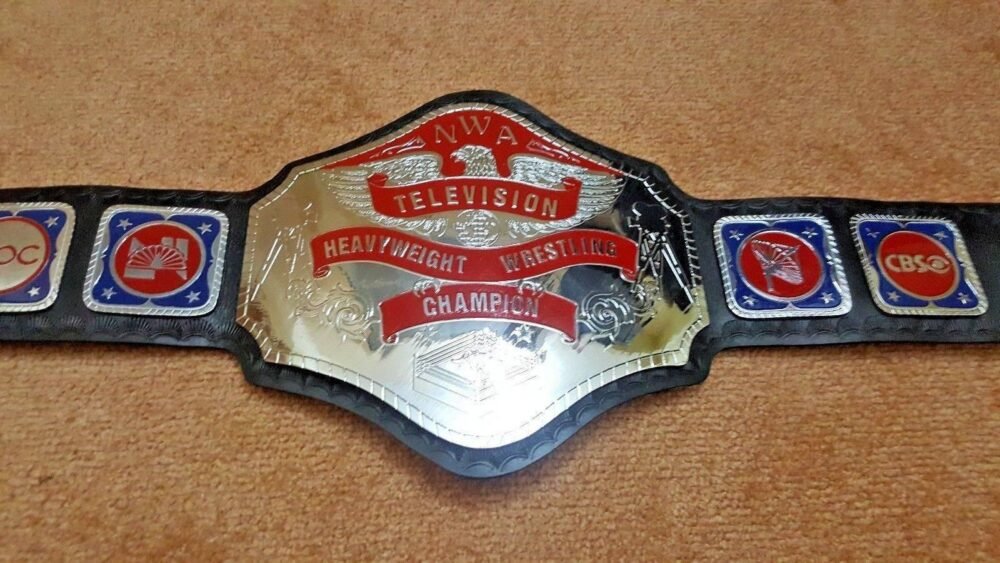 NWA TELEVISION HEAVYWEIGHT Championship Title Belt - Image 2