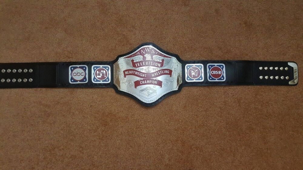 NWA TELEVISION HEAVYWEIGHT Championship Title Belt - Image 3