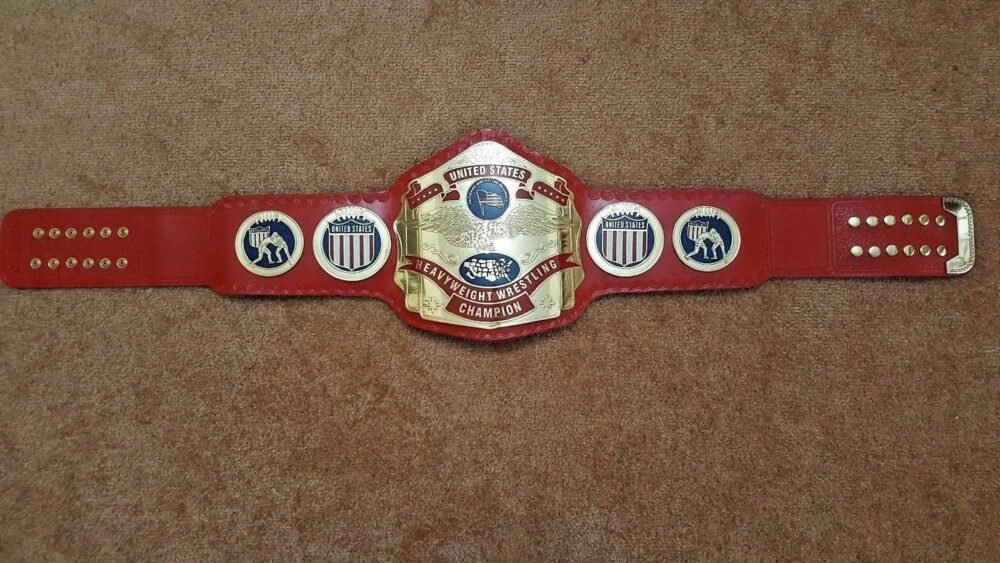 NWA US TAG TEAM Brass Championship Belt - Image 3