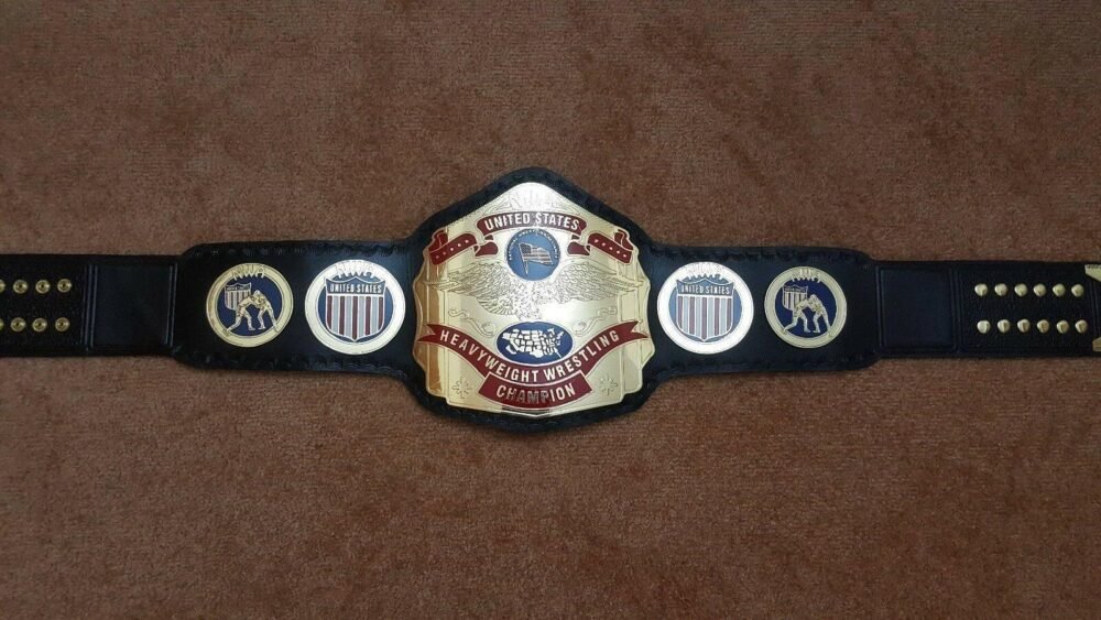 NWA US TAG TEAM Brass Championship Belt - Image 6