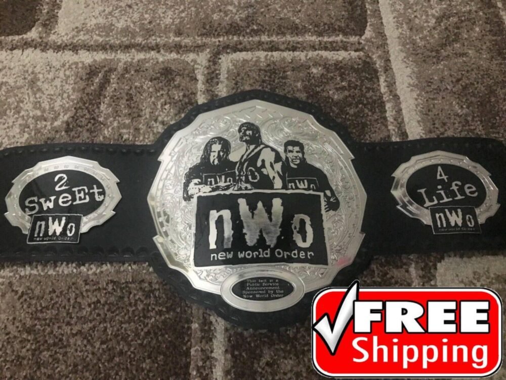 NWO NEW WORLD ORDER Brass Championship Belt