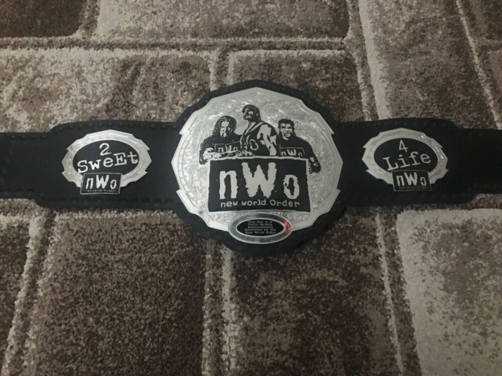 NWO NEW WORLD ORDER Brass Championship Belt - Image 3