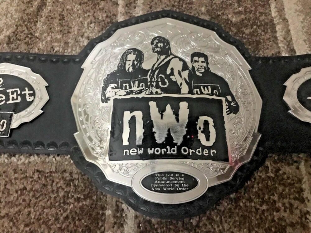 NWO NEW WORLD ORDER Brass Championship Belt - Image 4