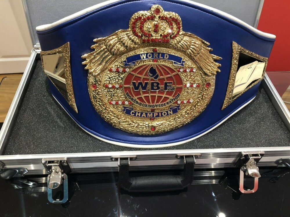 WBF Boxing Championship Title Belt