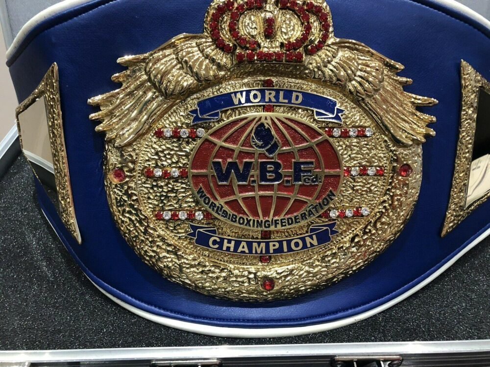 WBF Boxing Championship Title Belt - Image 2