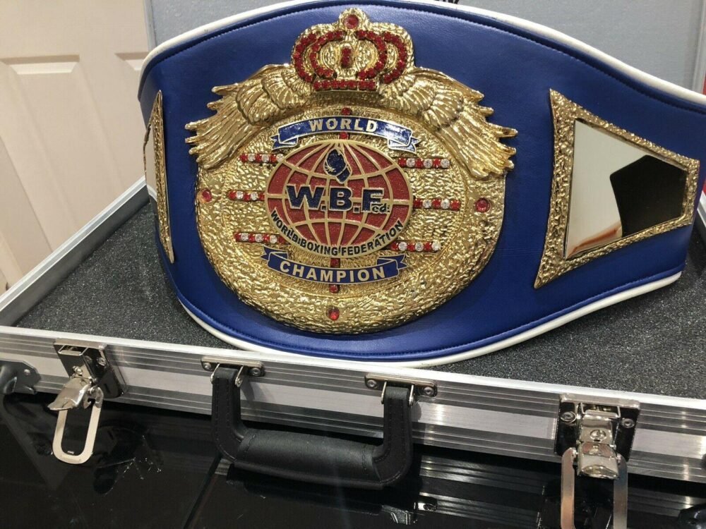 WBF Boxing Championship Title Belt - Image 3