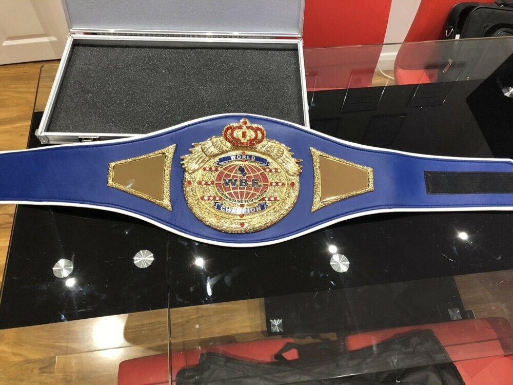 WBF Boxing Championship Title Belt - Image 4