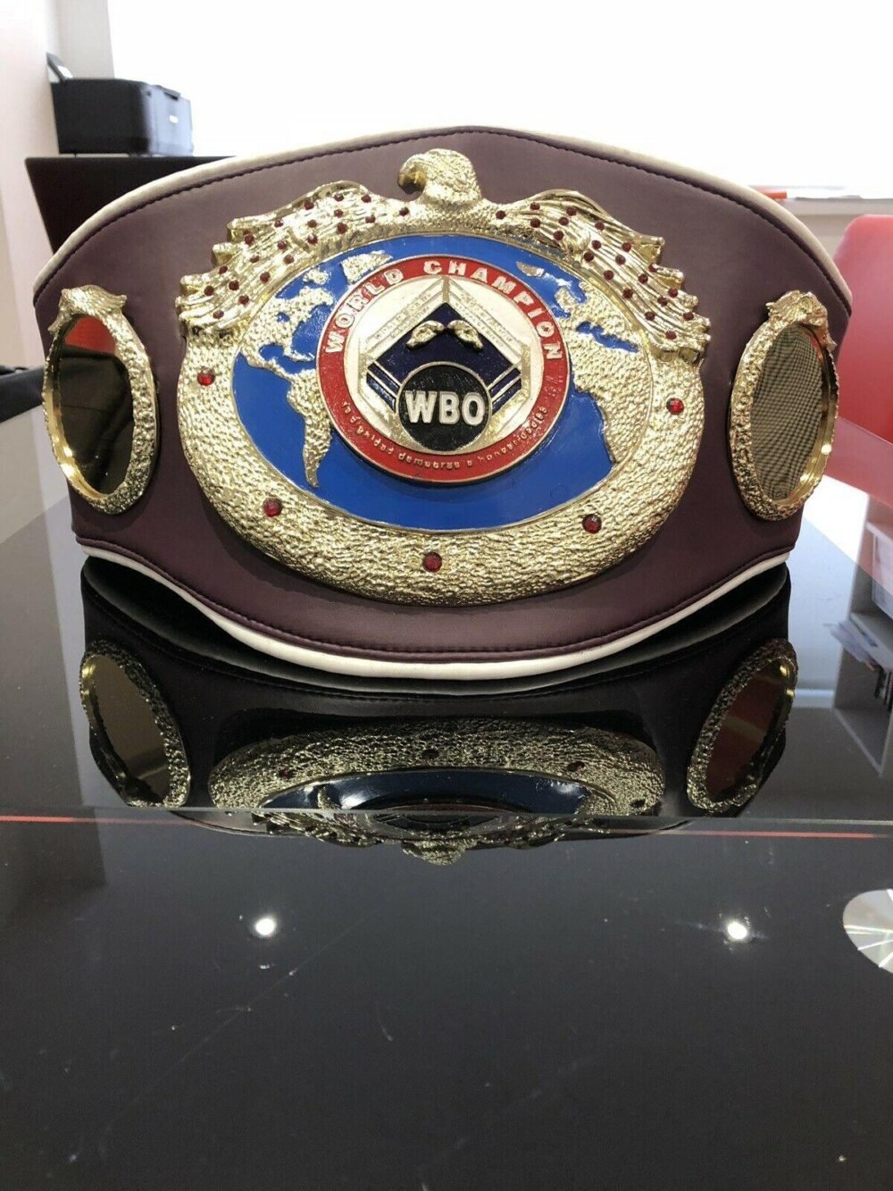 WBO Boxing Championship Title Belt - Image 9