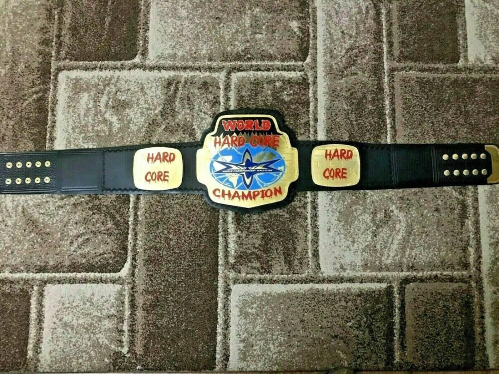 WCW WORLD HARDCORE Brass Championship Belt - Image 3