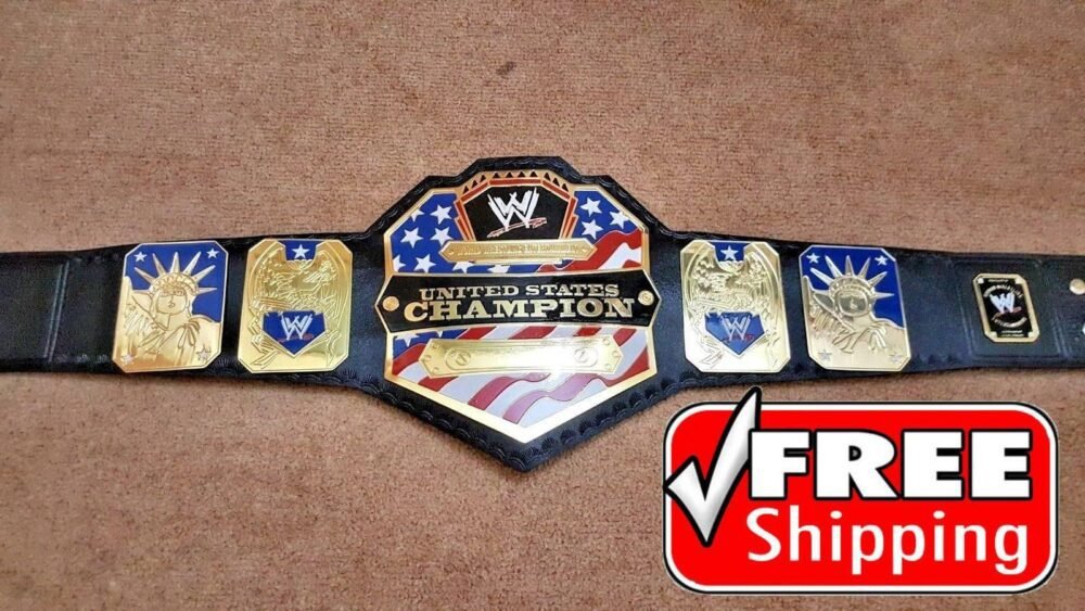 WWE UNITED STATES Brass Championship Title Belt