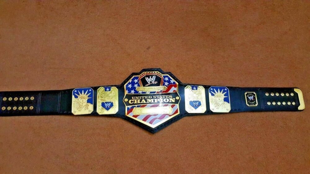 WWE UNITED STATES Brass Championship Title Belt - Image 2