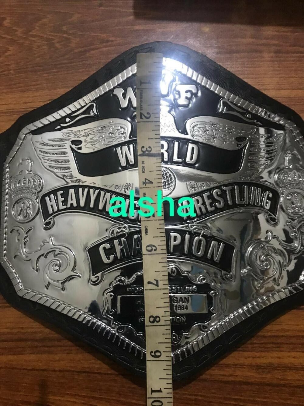 WWF HULK HOGAN 84 Hhampionship Belt - Image 9