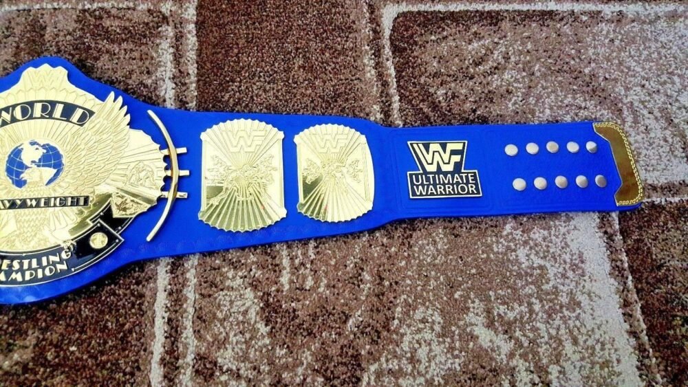 WWF ULTIMATE WARRIOR WINGED EAGLE Brass Championship Title Belt - Image 2