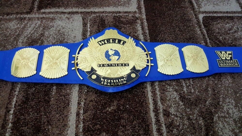 WWF ULTIMATE WARRIOR WINGED EAGLE Brass Championship Title Belt - Image 4