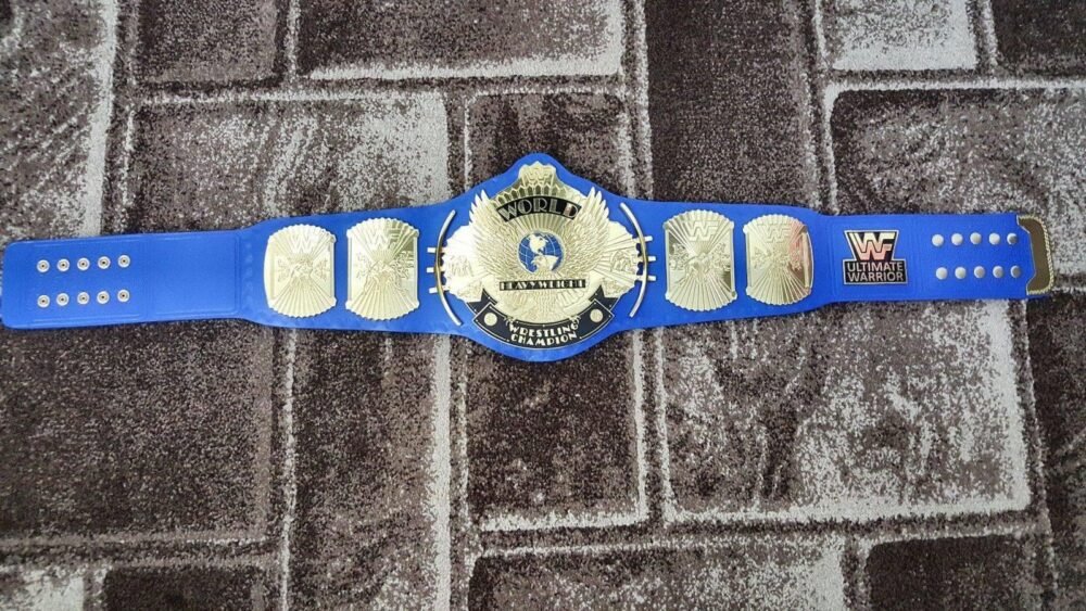 WWF ULTIMATE WARRIOR WINGED EAGLE Brass Championship Title Belt - Image 5