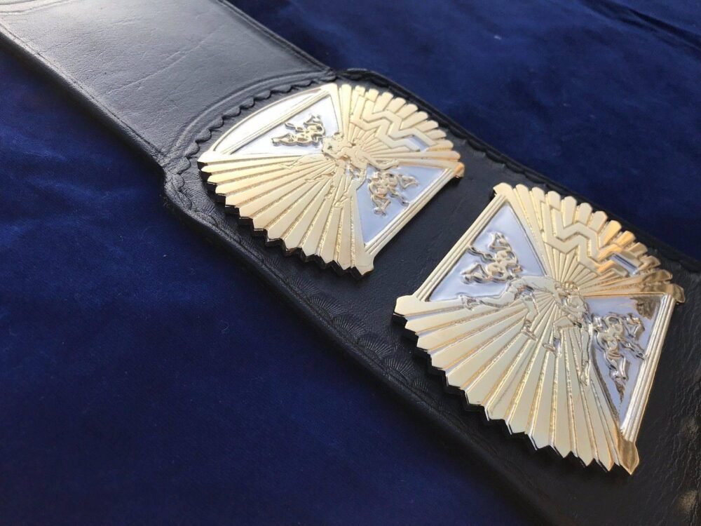 WWF WINGED EAGLE DUAL PLATED Championship Belt - Image 9