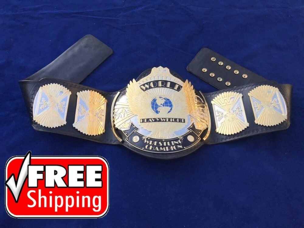 WWF WINGED EAGLE DUAL PLATED Championship Belt