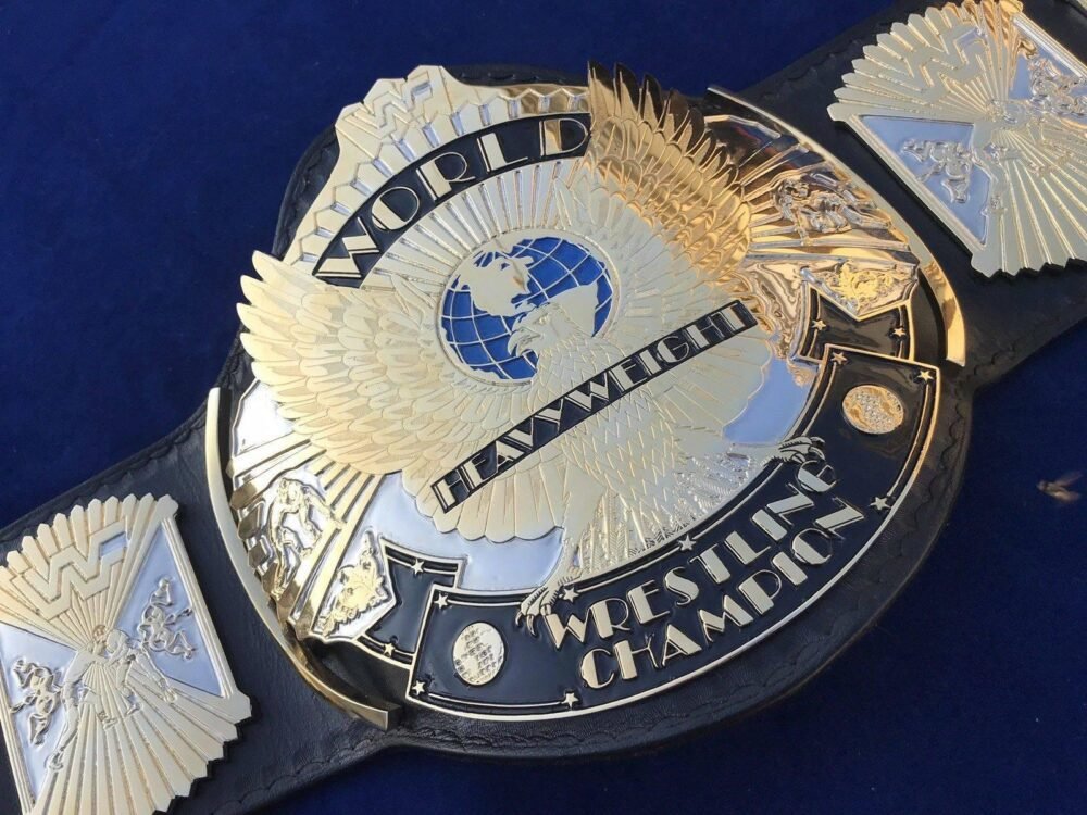 WWF WINGED EAGLE DUAL PLATED Championship Belt - Image 4