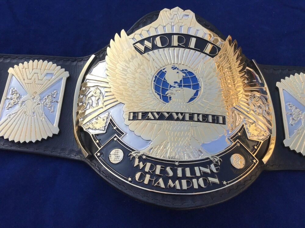 WWF WINGED EAGLE DUAL PLATED Championship Belt - Image 5