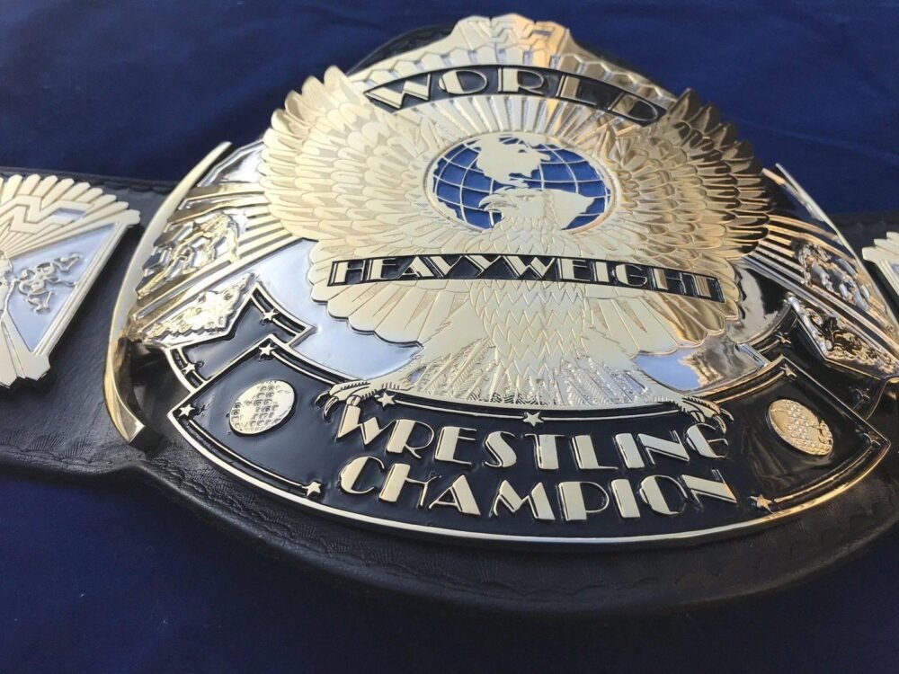 WWF WINGED EAGLE DUAL PLATED Championship Belt - Image 7